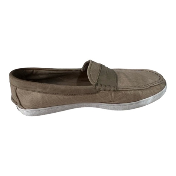 Cole Haan Grand OS Pinched Weekender Tan Canvas Loafer Mens Size 9 - Picture 4 of 8